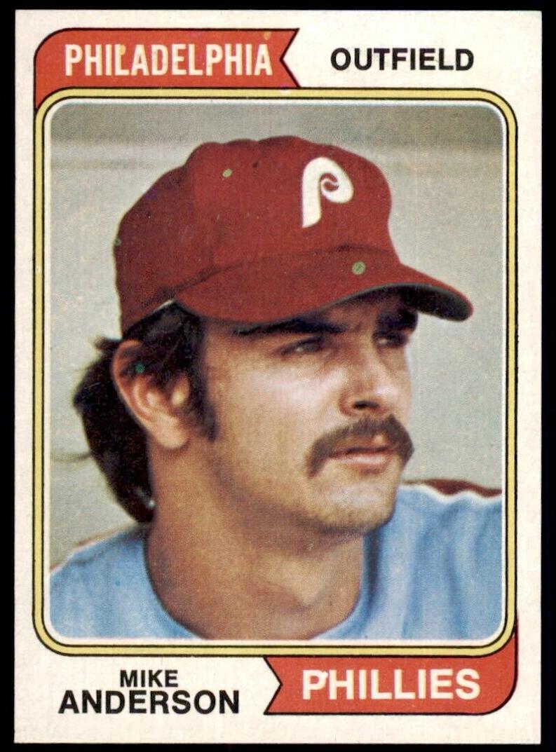 1974 Topps Mike Anderson #619 card
