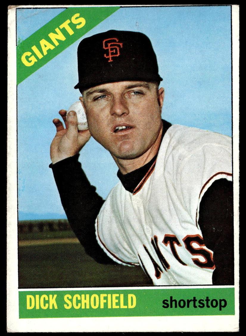 1966 Topps Dick Schofield #474 card