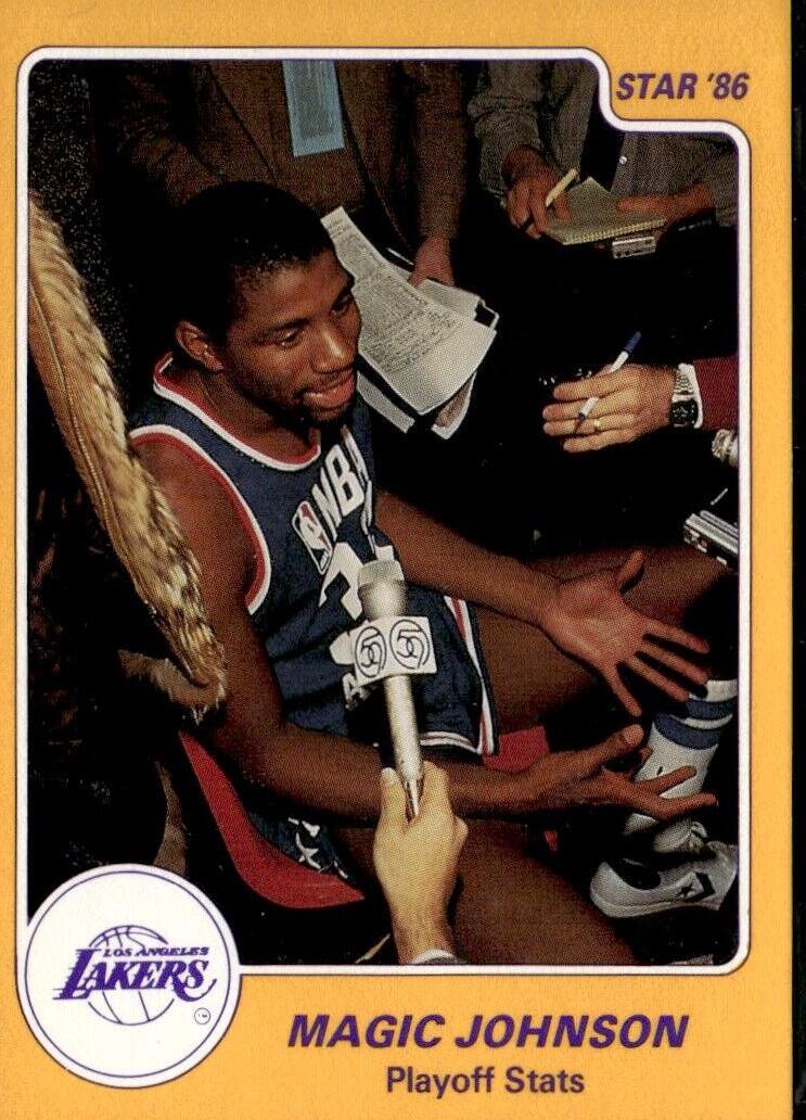 1986 Magic Johnson [Playoff Stats] #4