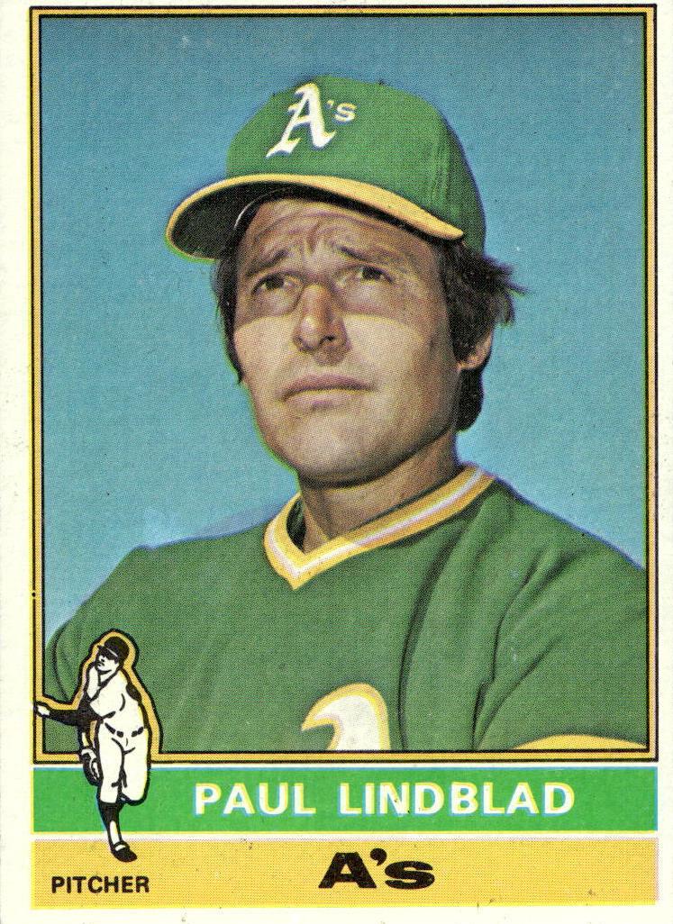 1976 Paul Lindblad #9