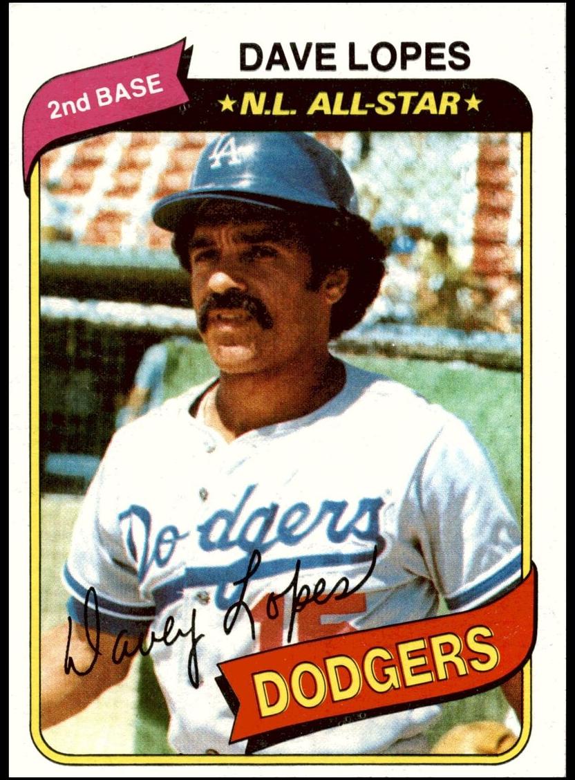 1980 Topps Dave Lopes #560 card