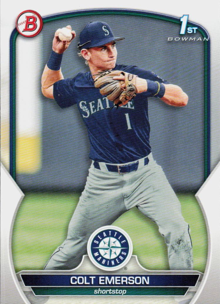 Colt Emerson 2023 Bowman Draft card