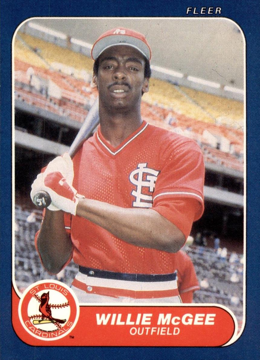 1986 Willie McGee #42