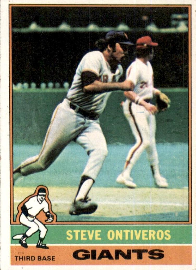 1976 Topps Steve Ontiveros #284 card
