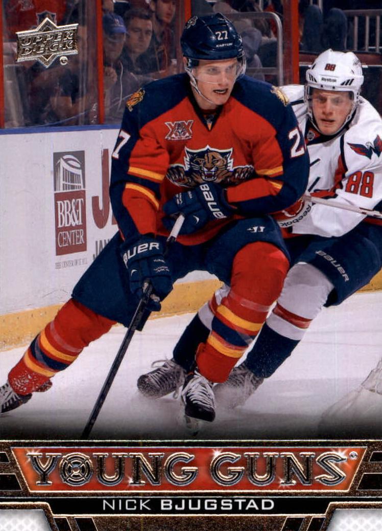 2013 Upper Deck Nick Bjugstad #488 card