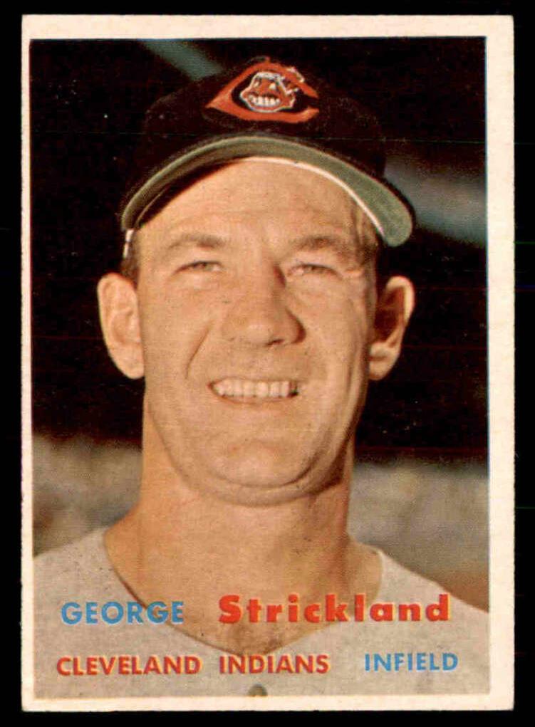 1957 Topps George Strickland #263 card