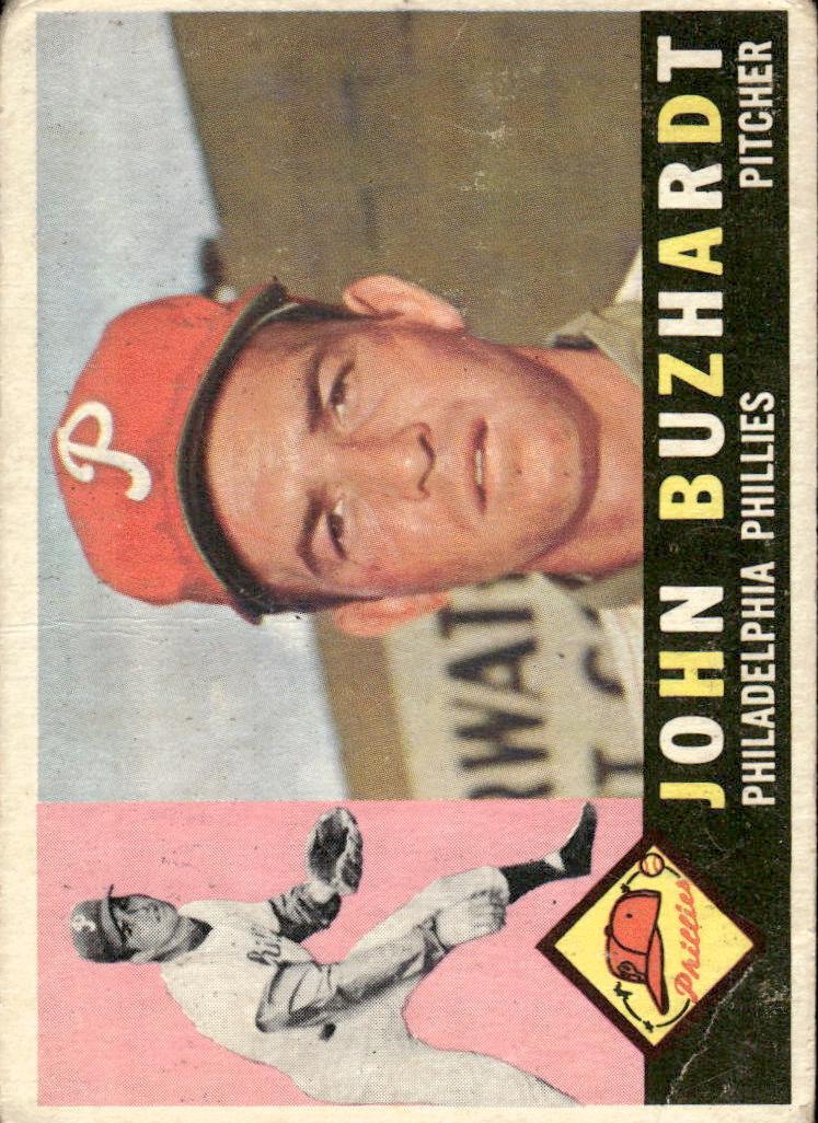 1960 Topps John Buzhardt #549 card