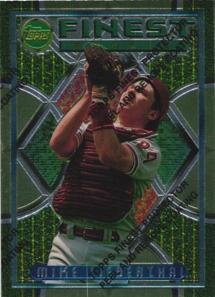 1995 Topps Finest Mike Lieberthal #13 card