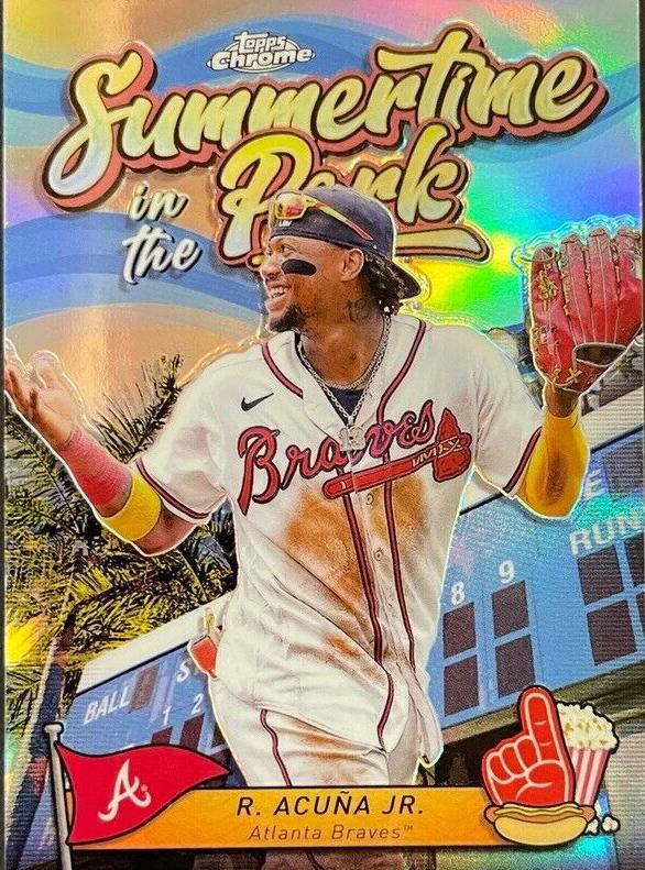 2024 Topps Chrome Summertime in the Park Ronald Acuna Jr. #SITP-5 card