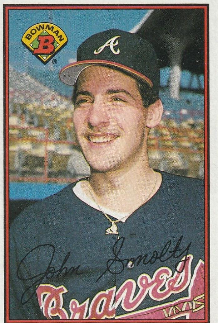 1989 Bowman Tiffany John Smoltz #266 card