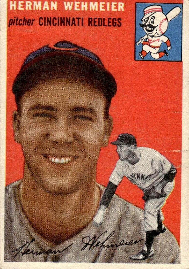 1954 Herman Wehmeier #162