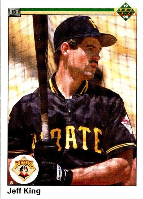 1990 Upper Deck Jeff King #557 card
