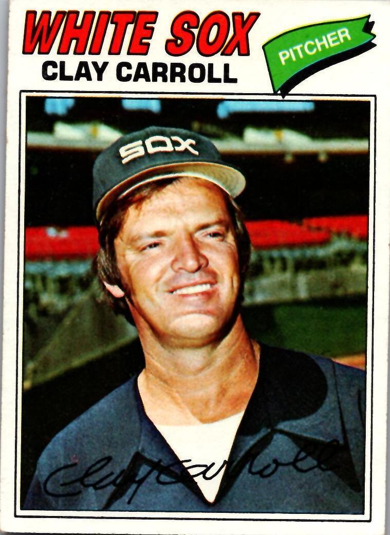 1977 Topps Clay Carroll #497 card