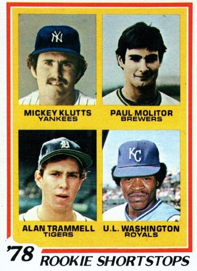 1978 Paul Molitor and Alan Trammell #707