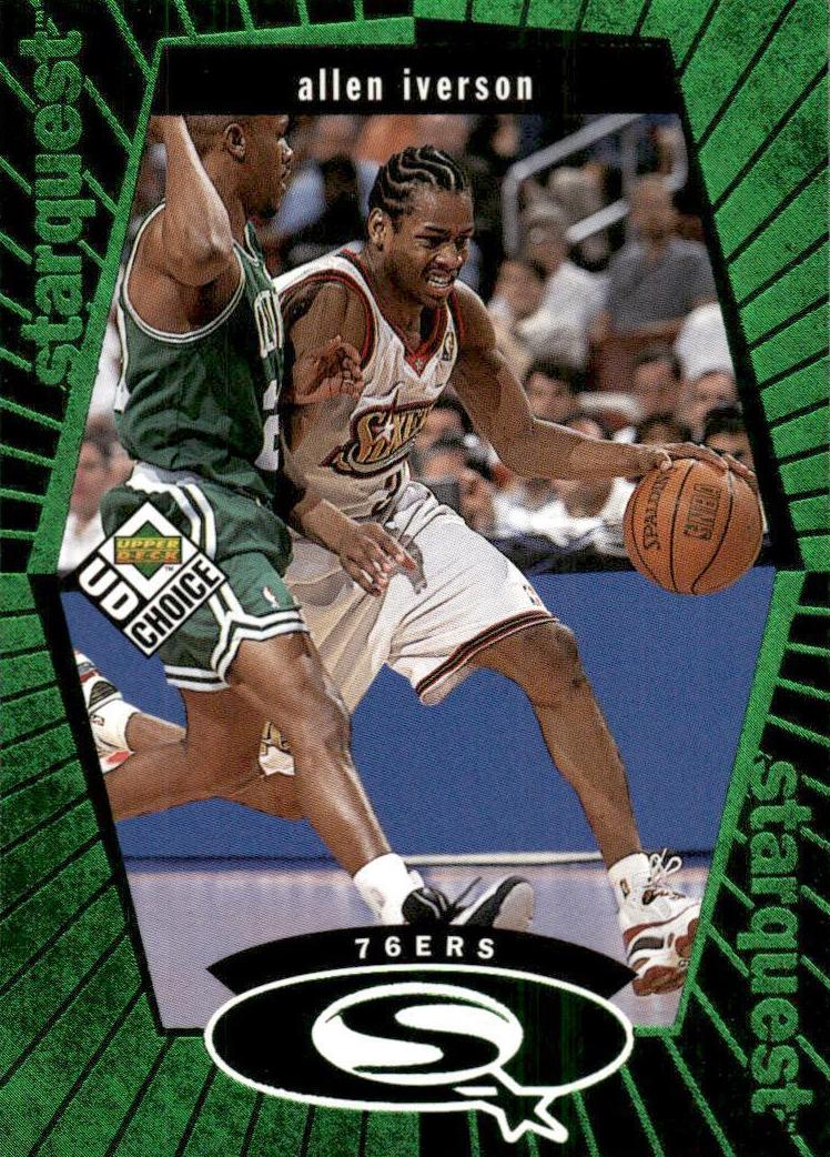 1998 Allen Iverson [Green] #SQ20