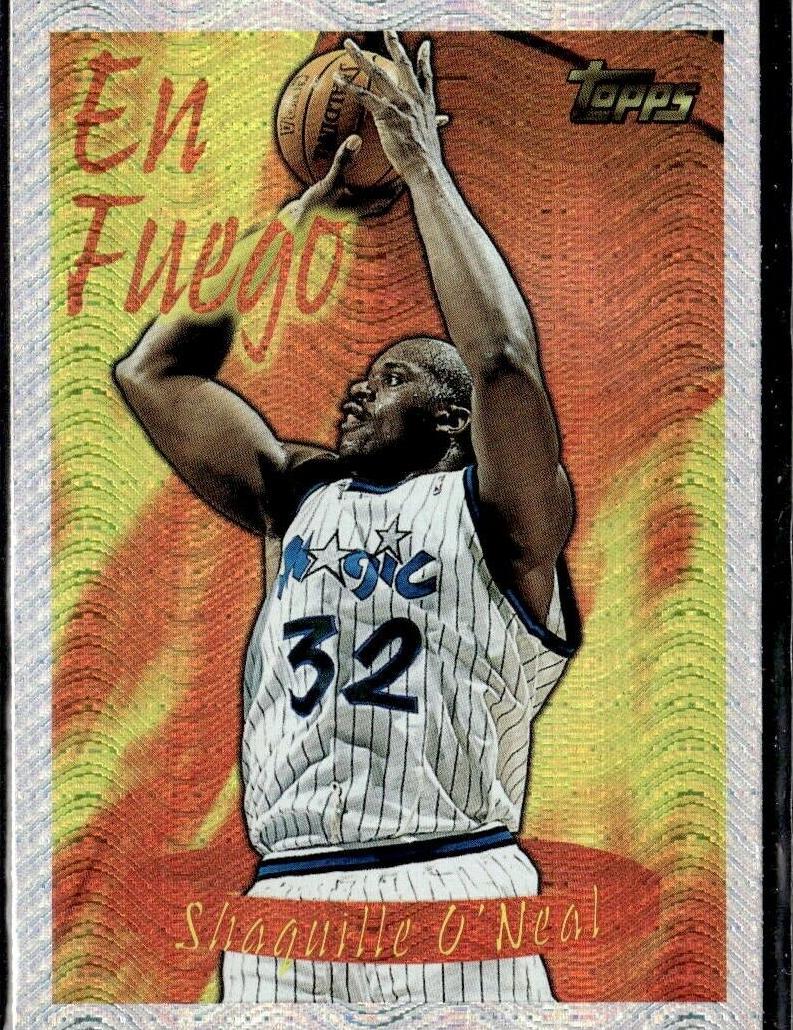 1996 Topps Season's Best Shaquille O'Neal #3 card