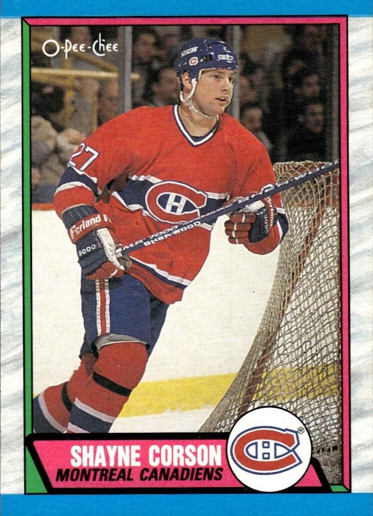 1989 O-Pee-Chee Shayne Corson #248 card