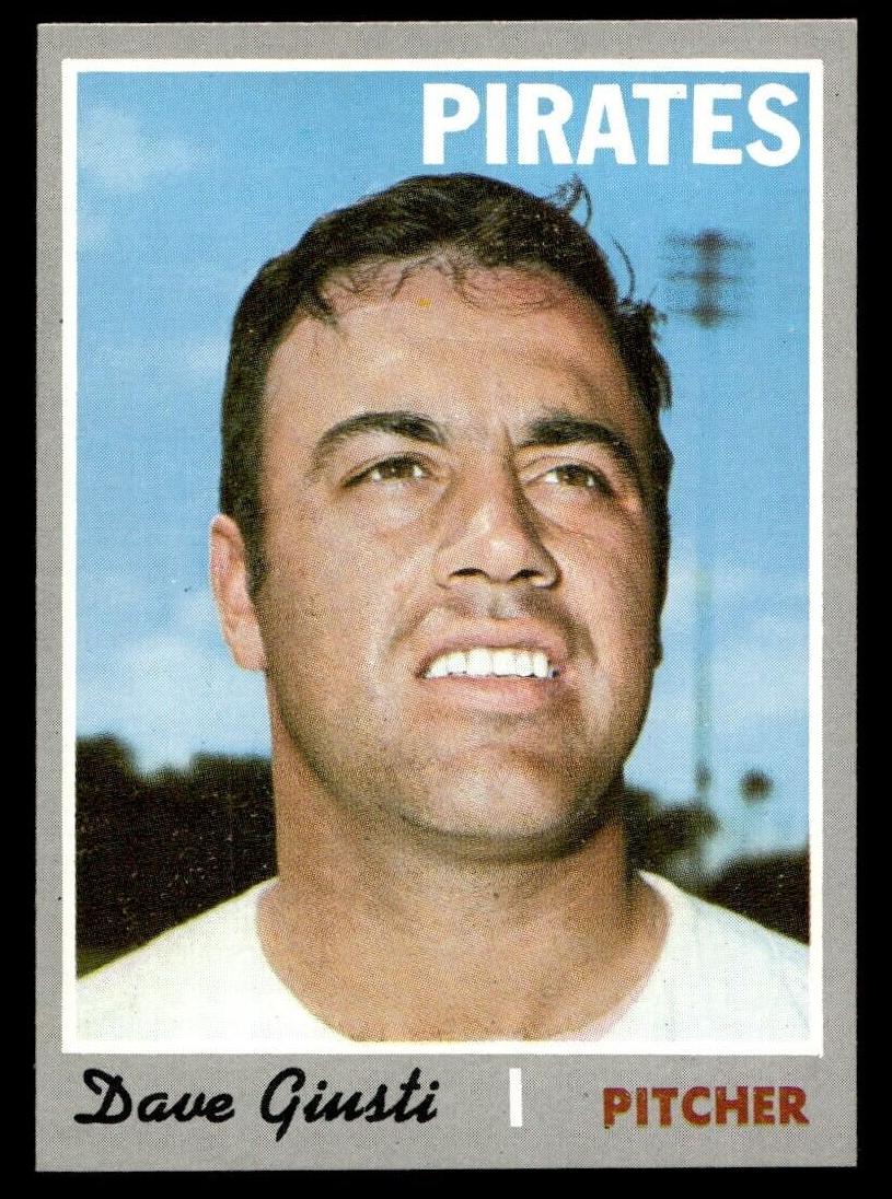 1970 Topps Dave Giusti #372 card
