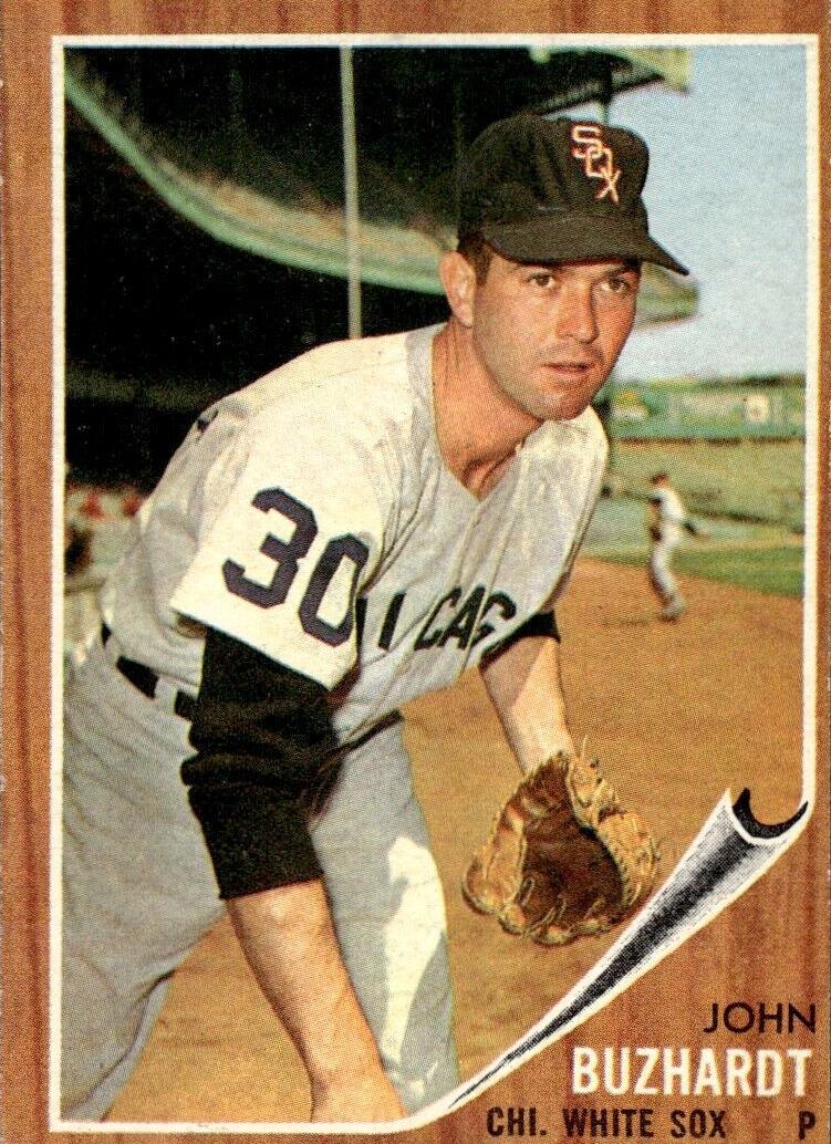 1962 Topps John Buzhardt #555 card