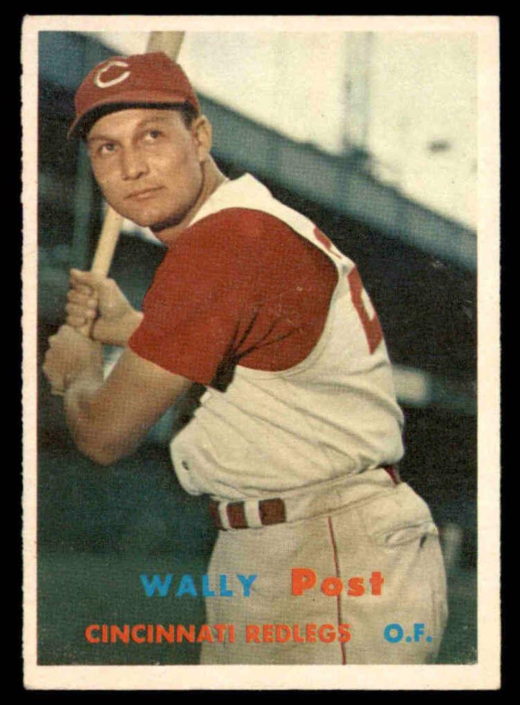 1957 Wally Post #157