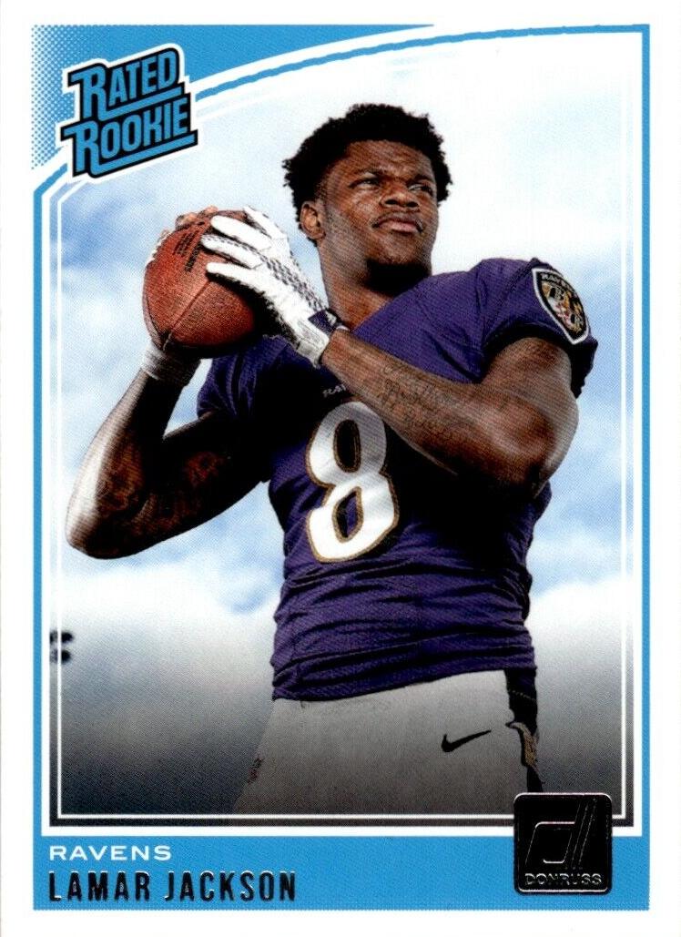 2018 Panini Donruss Base #317 Lamar Jackson front