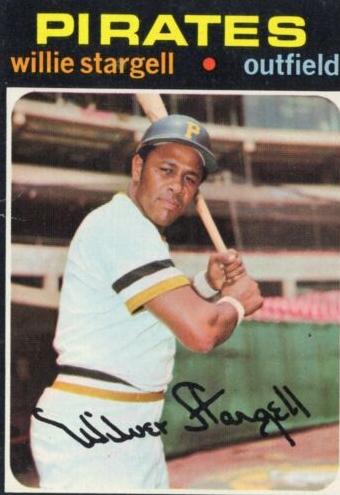 Willie Stargell 1971 Topps Baseball