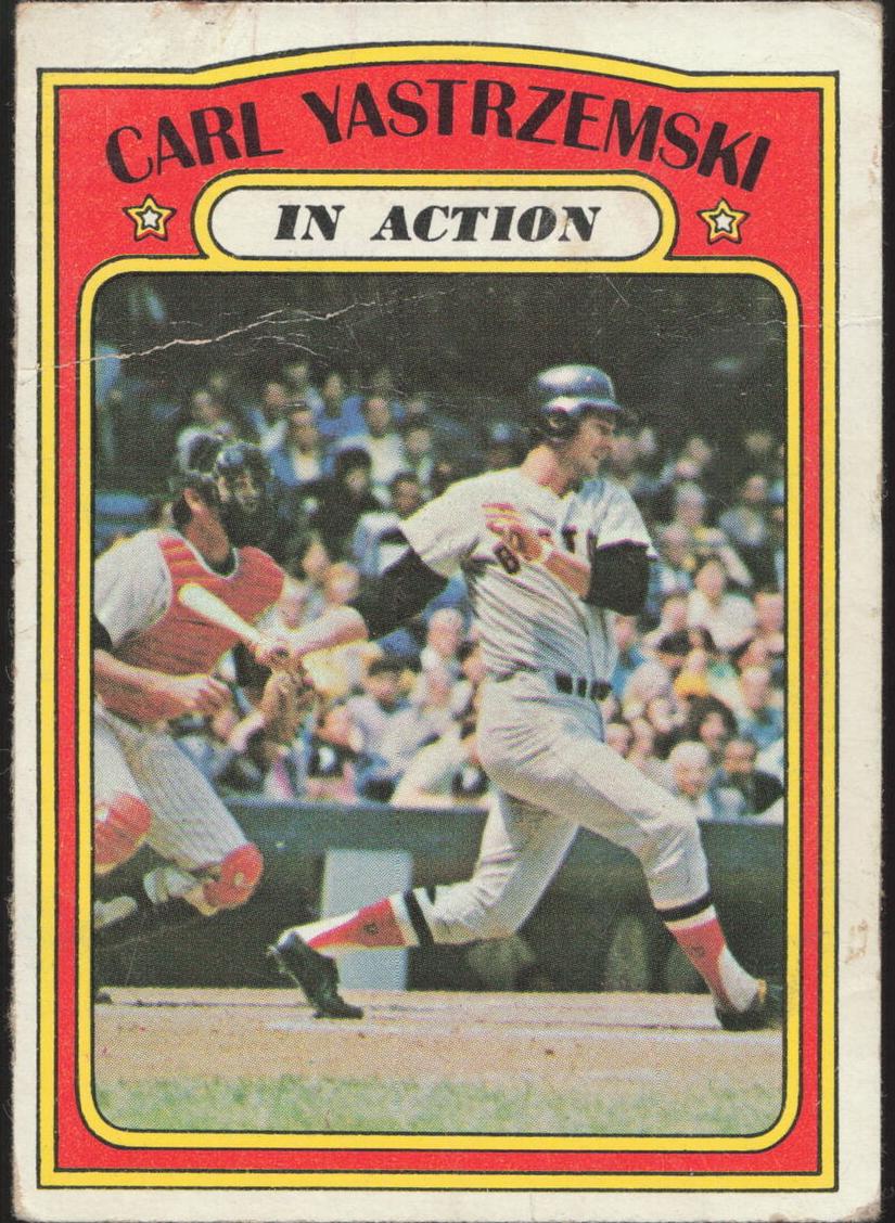 1972 Topps Carl Yastrzemski [In Action] #38 card