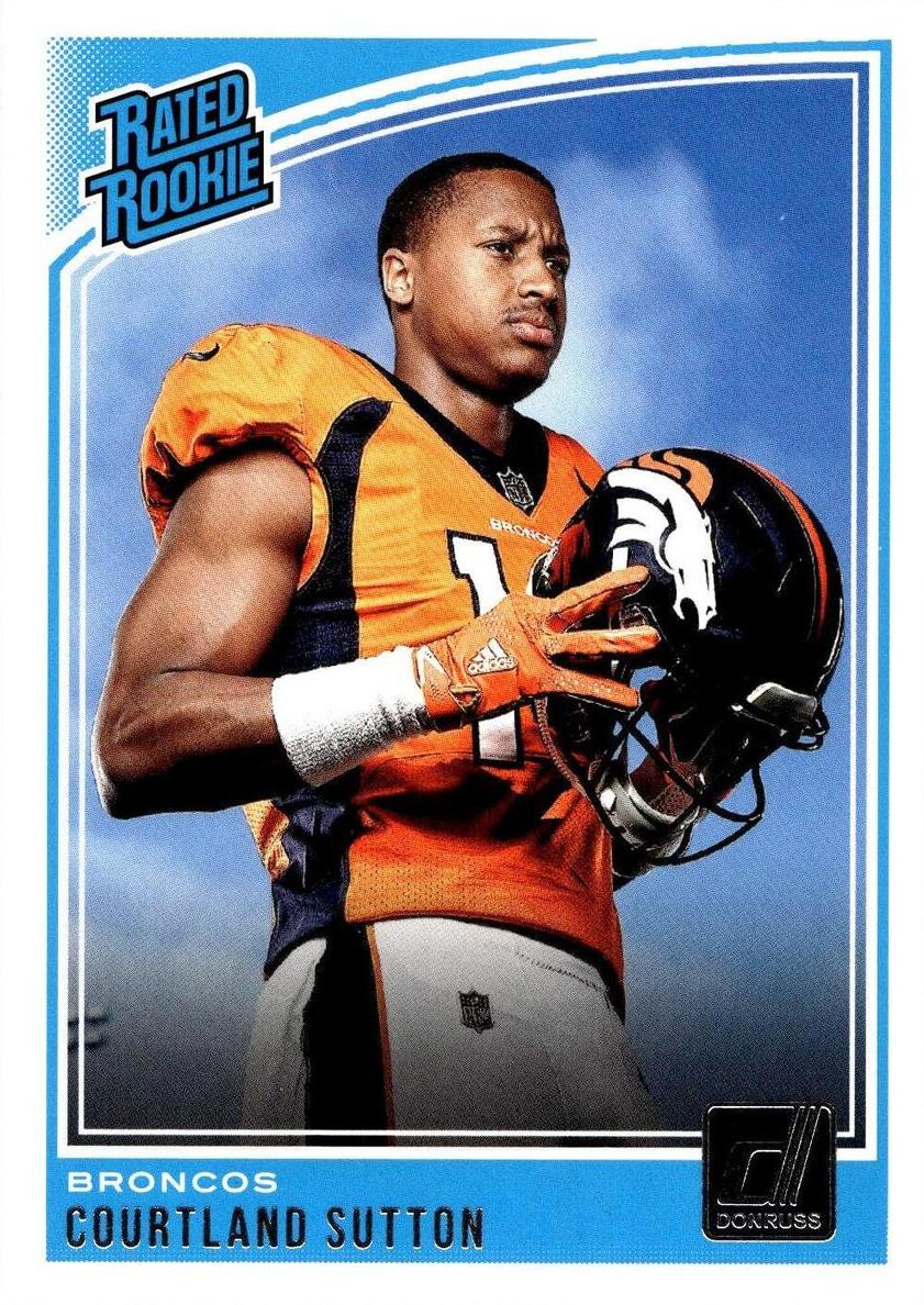 2018 Panini Donruss Courtland Sutton #312 card