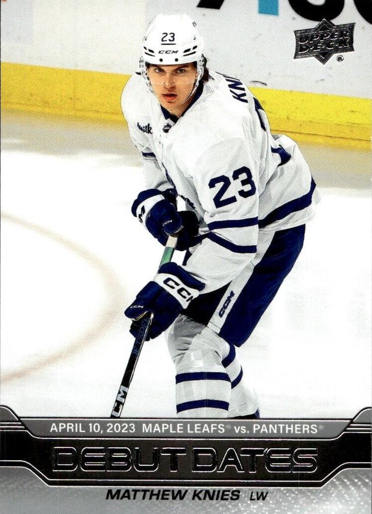 2023 Upper Deck Matthew Knies [Gold] #DD-18 card