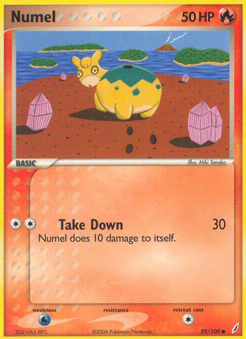 Numel 2006 Pokemon EX Crystal Guardians