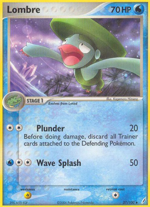 Lombre 2006 Pokemon EX Crystal Guardians