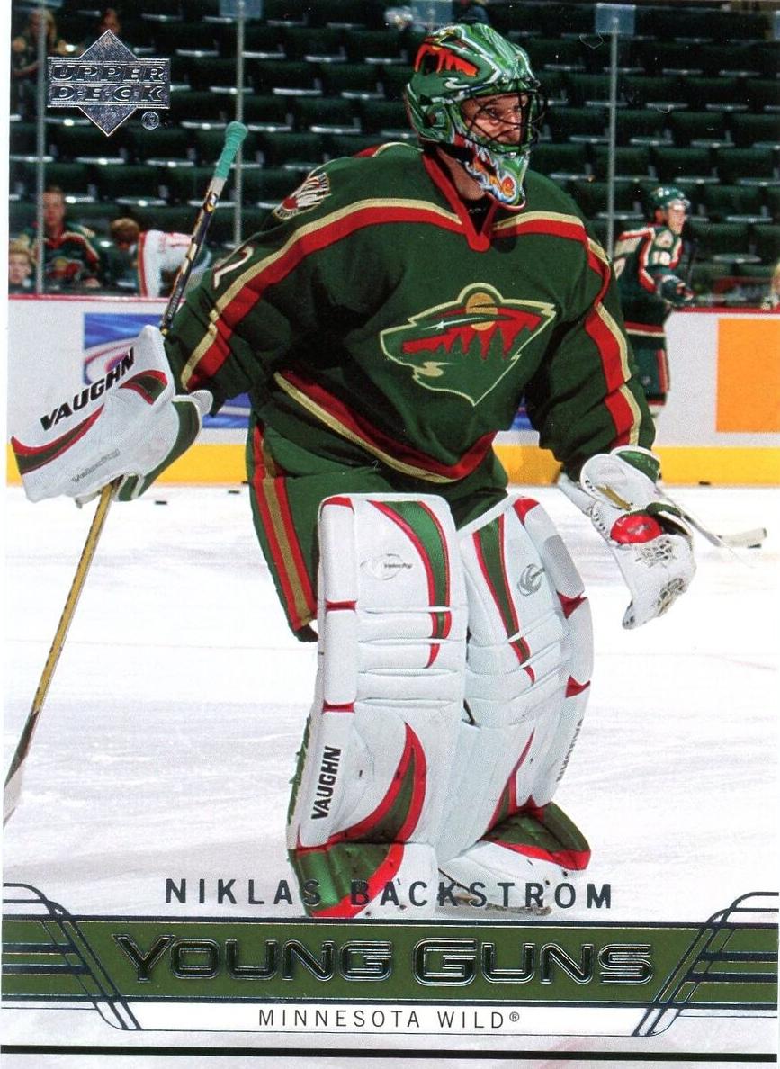 2006 Upper Deck Niklas Backstrom #220 card