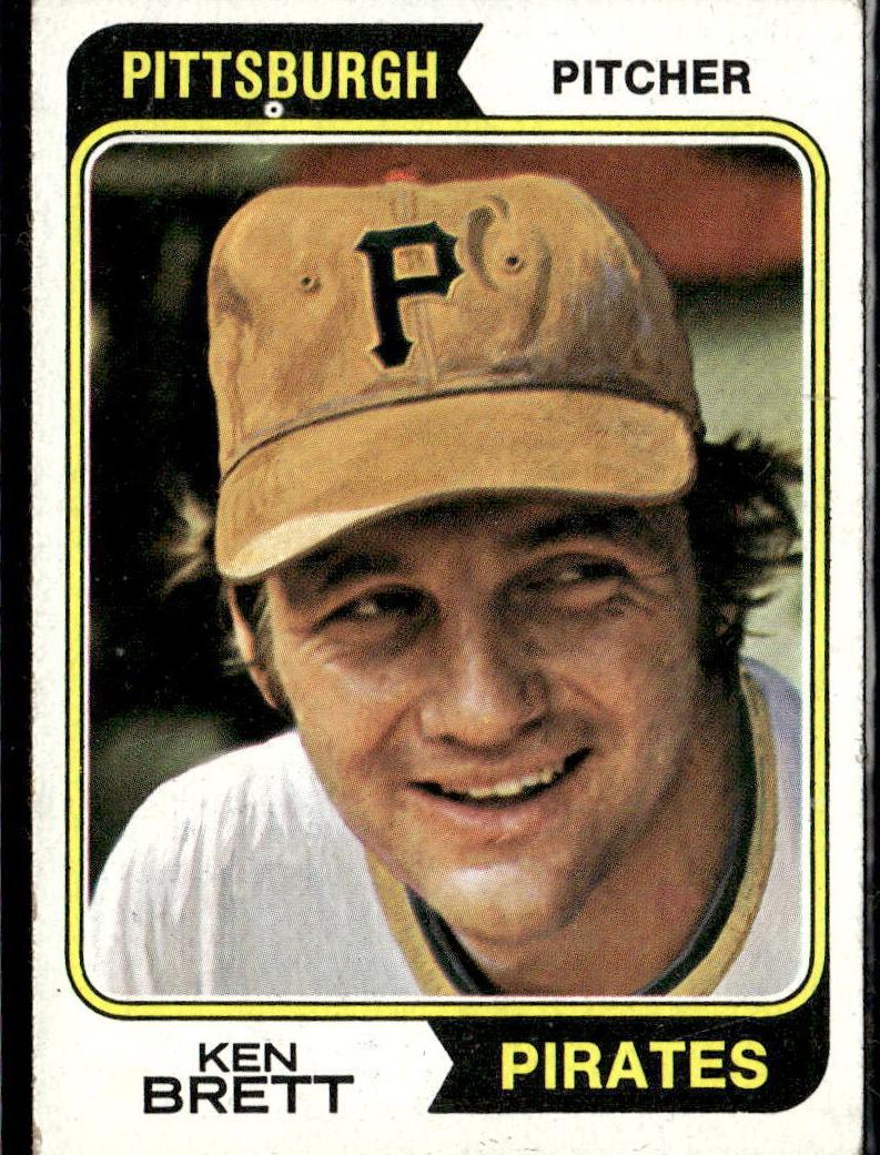 1974 Topps Ken Brett #237 card