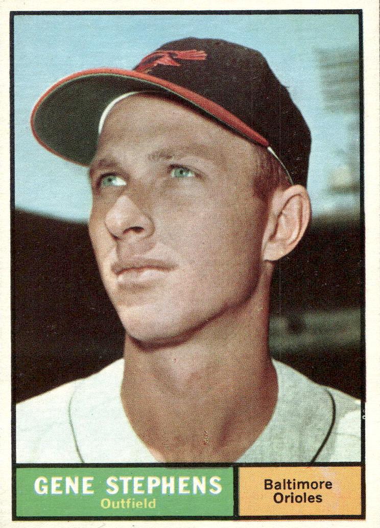 1961 Topps Gene Stephens #102 card