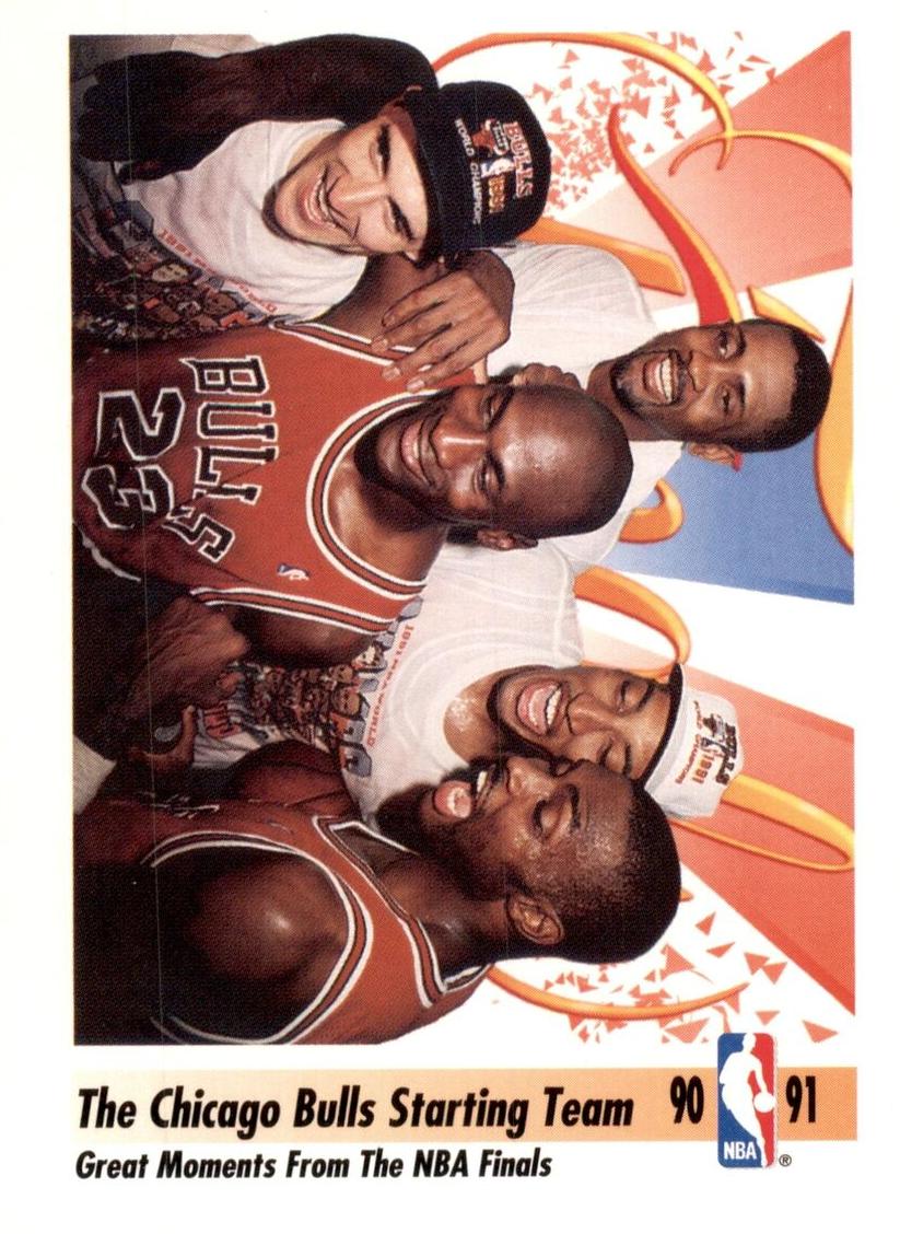 1991 Chicago Bulls Starting Team #337