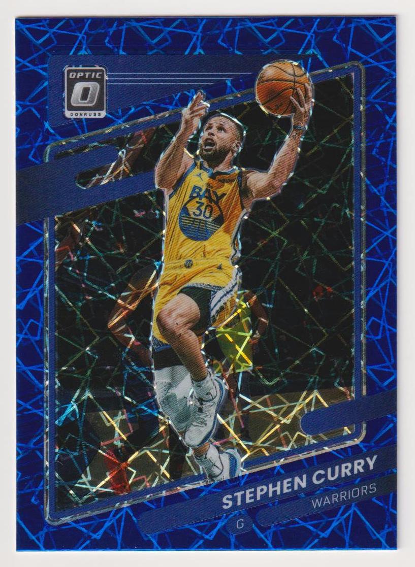 2021 Donruss Optic Stephen Curry [Blue Velocity] #128 card
