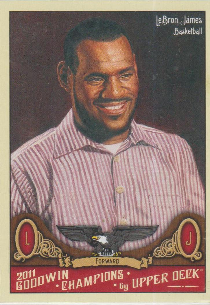 2011 Upper Deck Goodwin Champions Lebron James #6 card