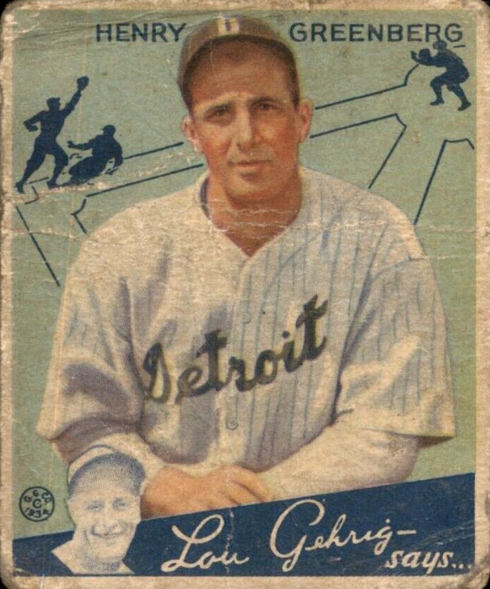 1934 Hank Greenberg #62