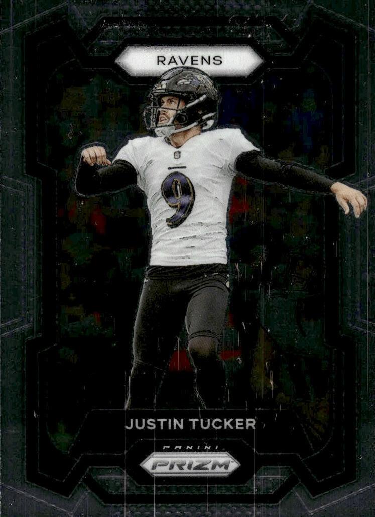 Justin Tucker 2023 Prizm Football card