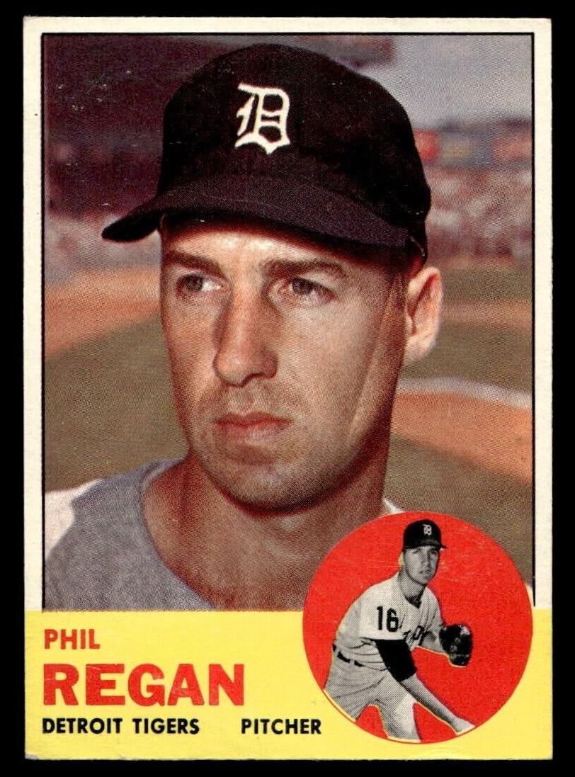 1963 Topps Phil Regan #494 card