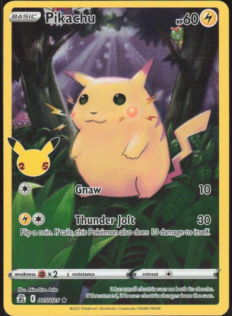 Pikachu 2021 Pokemon Celebrations Full Art