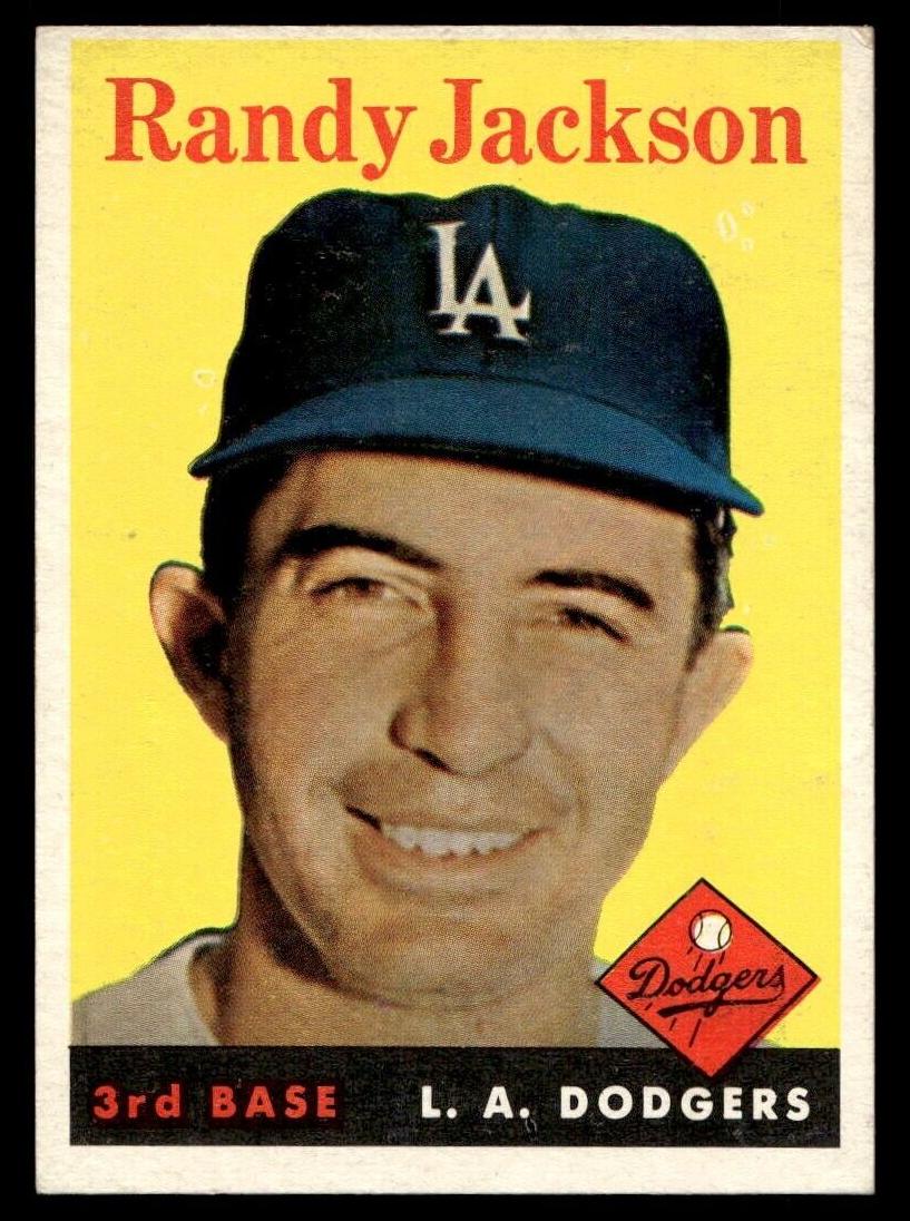 1958 Topps Randy Jackson #301 card