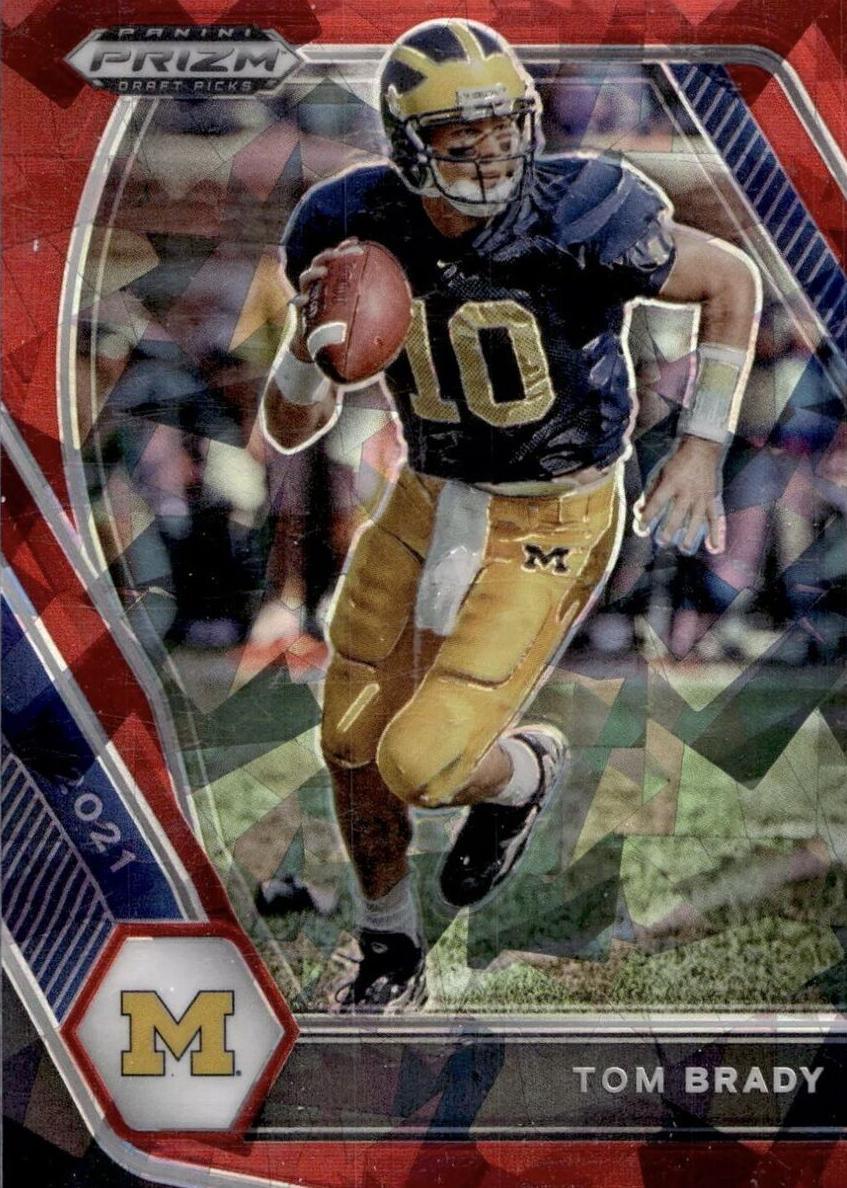 2021 Panini Prizm Draft Picks Tom Brady [Red Ice] #6 card