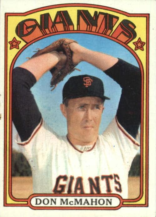 1972 Topps Don McMahon #509 card