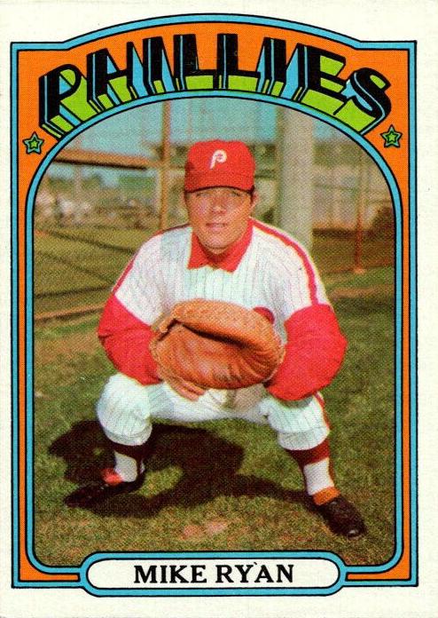 1972 Topps Mike Ryan #324 card