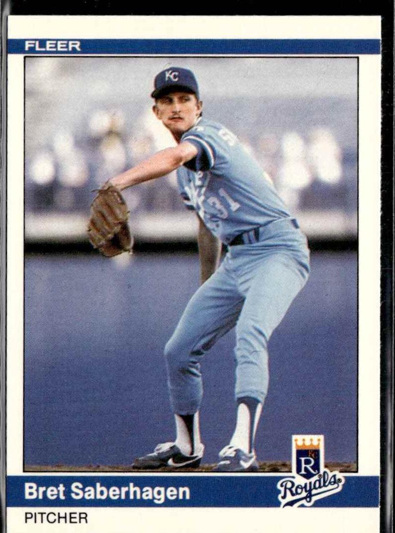 Bret Saberhagen 1984 Fleer Update Baseball