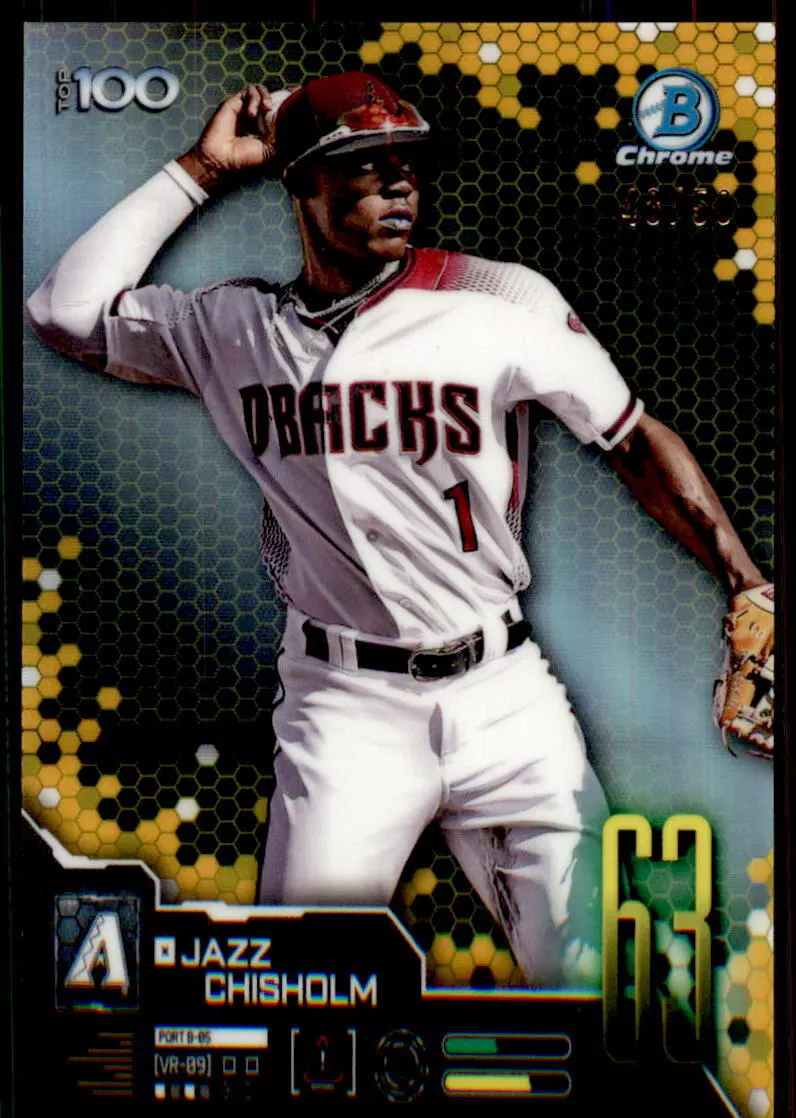 2019 Jazz Chisholm [Gold Refractor] #BTP-63