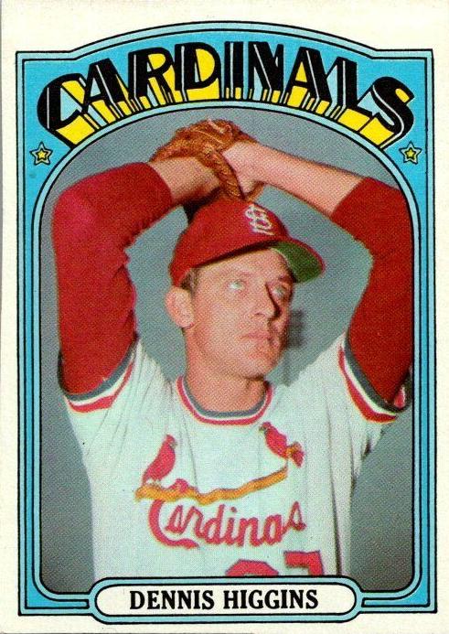 1972 Topps Dennis Higgins #278 card