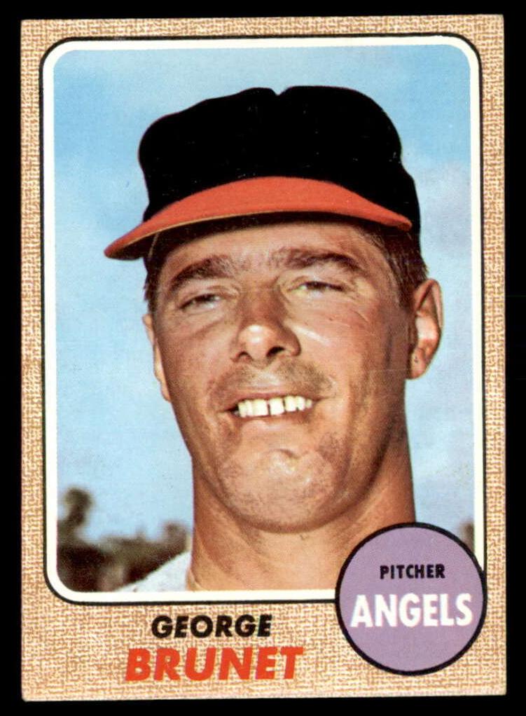 1968 Topps George Brunet #347 card