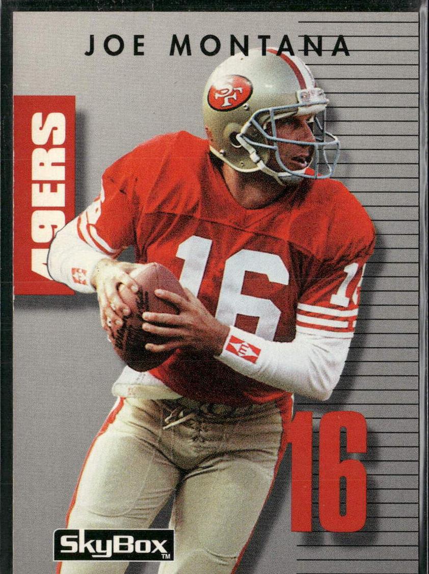 1992 Skybox Prime Time Joe Montana #016 card